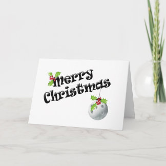 Weihnachts-Pickleball-Schneemann-Partner Karte