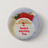 Weihnachts-Pinback Button (Vorderseite)