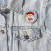 Weihnachts-Pinback Button (Beispiel)