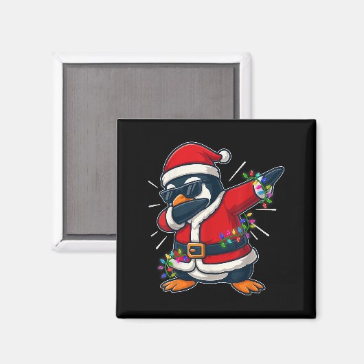 Weihnachts-Pinguin Dabbing Lichter Weihnachten für Magnet