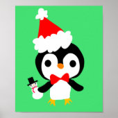 Weihnachts-Pinguin-Poster 2 Poster (Vorne)