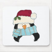 Weihnachts-Pinguin-Shirts und Geschenke Mousepad (Vorne)