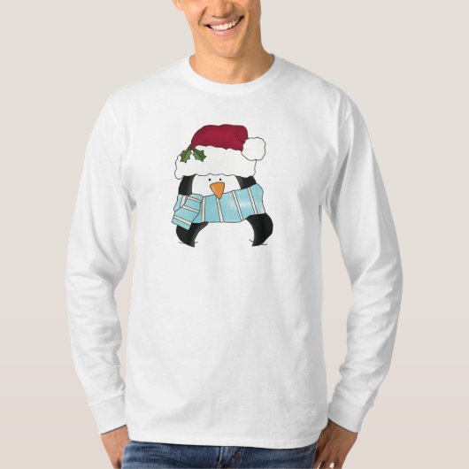 Weihnachts-Pinguin-Shirts und Geschenke T-Shirt (Vorderseite)