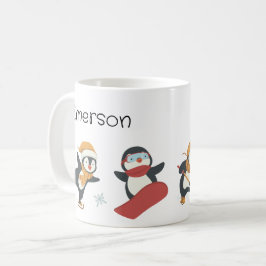 Weihnachts-Pinguin-Tasse Kaffeetasse