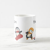 Weihnachts-Pinguin-Tasse Kaffeetasse (Mittel)