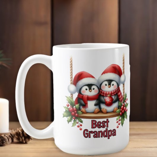 Weihnachts-Pinguine Best Opa Kaffeetasse