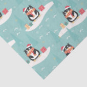Weihnachts-Pinguine-Tissue Seidenpapier (Ausschnitt)
