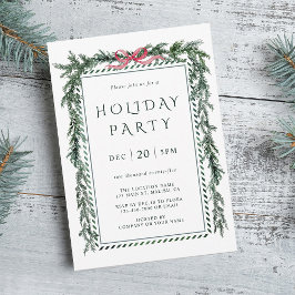 Weihnachts-Pinienfest Einladung