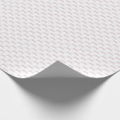 Weihnachts-Pink-Bogen Geschenkpapier (Ecke)