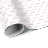 Weihnachts-Pink-Bogen Geschenkpapier (Rolleneckpunkt)