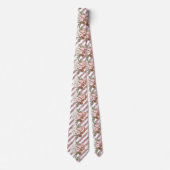 Weihnachts-Pink-Lebkuchen Krawatte (Vorderseite)