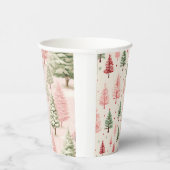 Weihnachts-Pink-Tasse. Pappbecher (Rechts)