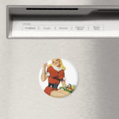Weihnachts-Pinup Magnet (In Situ (Geschirrspüler))