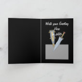 Weihnachts-Piratenschädel Feiertagskarte (Innenseite)