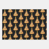 Weihnachts-Pizza-Liebhaber-Feierabendessen Weihnac Geschenkpapier Set (Vorderseite)