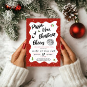 Weihnachts-Pizza und Party Einladung