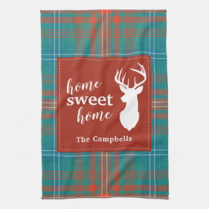 Weihnachts-Plaid Clan Wilson Tartan Geschirrtuch