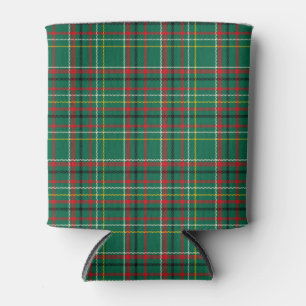 Weihnachts-Plaid Grün Muster-23914 Dosenkühler