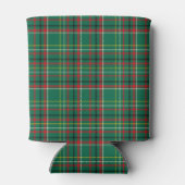 Weihnachts-Plaid Grün Muster-23914 Dosenkühler (Rückseite)