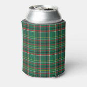 Weihnachts-Plaid Grün Muster-23914 Dosenkühler (Kanne Rückseite)
