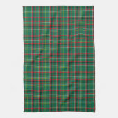 Weihnachts-Plaid-Grün-Muster-23914 Geschirrtuch (Vertikal)
