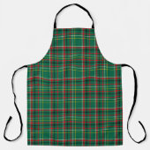 Weihnachts-Plaid-Grün-Muster-23914 Schürze (Vorderseite)
