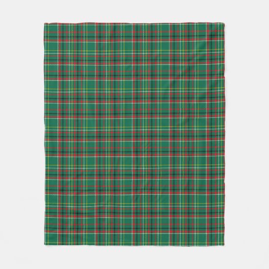 Weihnachts-Plaid Grünes Muster-23914 Fleecedecke (Vorderseite)