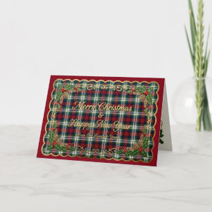 Weihnachts-Plaid im Prepper-Stil  Feiertagskarte