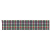 Weihnachts-Plaid im Prepper-Stil Kurzer Tischläufer (Horizontal)