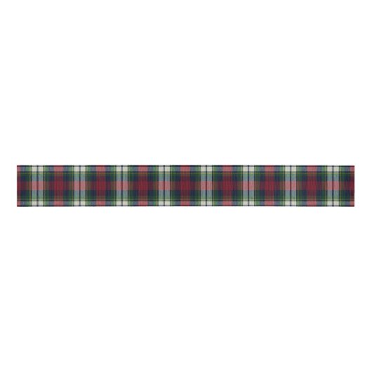 Weihnachts-Plaid im Prepper-Stil Ripsband (Vorderseite)