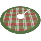 Weihnachts-Plaid Polyester Weihnachtsbaumdecke (Schrägansicht)