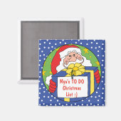 Weihnachts-Platz-Magnet Weihnachtsgeschenk Magnet (Vorderseite/Rückseite)