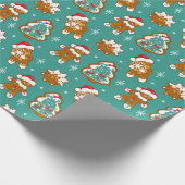 Weihnachts-Plätzchen Geschenkpapier (Ecke)