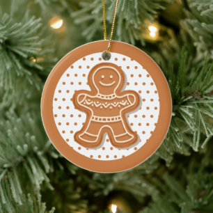 Weihnachts-Plätzchen Keramik Ornament