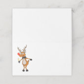 Weihnachts-Platzkarten Platzkarte (Außenseite Aufgefaltet)