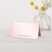 Weihnachts-Platzkarten Platzkarte (Rückseite)