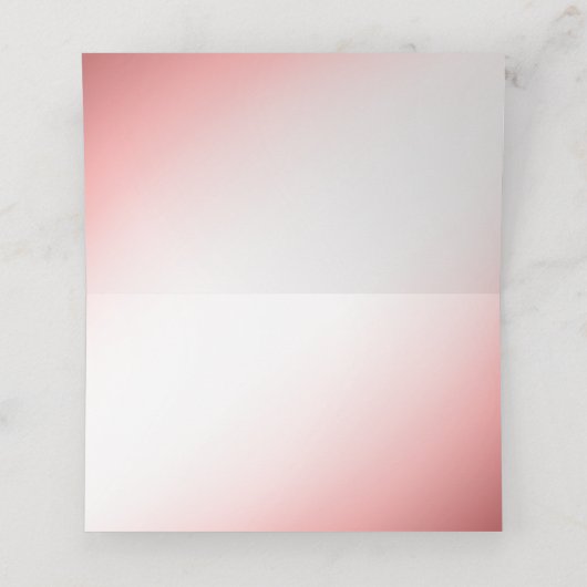 Weihnachts-Platzkarten Platzkarte (Innenseite Aufgefaltet)