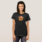 Weihnachts-Plüsch-Taschen-Mops! Essential 667 T-Shirt (Vorne ganz)