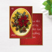 Weihnachts-Poinsettia-Geschenktasten (Schreibtisch)