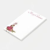 Weihnachts-Poinsettia Post-It-Notes Post-it Klebezettel (angewinkelt)