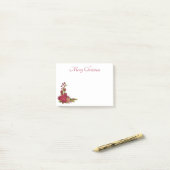 Weihnachts-Poinsettia Post-It-Notes Post-it Klebezettel (Auf Schreibtisch)