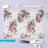 Weihnachts-Poinsettias und Foliage Seidenpapier (Handwerk)