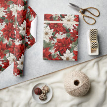 Weihnachts-Poinsettie – Florales Holiday-Design