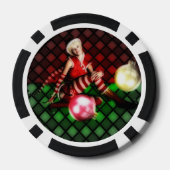 Weihnachts-Poker Pokerchips (Rückseite)