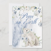 Weihnachts-Polar-Bären Grünschnee (Vorderseite)