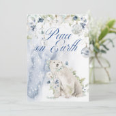 Weihnachts-Polar-Bären Grünschnee (Stehend Vorderseite)