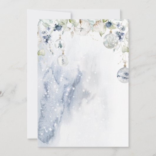 Weihnachts-Polar-Bären Grünschnee (Rückseite)