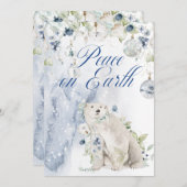 Weihnachts-Polar-Bären Grünschnee (Vorne/Hinten)