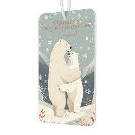 Weihnachts-Polar-Bären-Hugs Autolufterfrischer