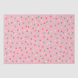 Weihnachts-Polka-Dots Seidenpapier